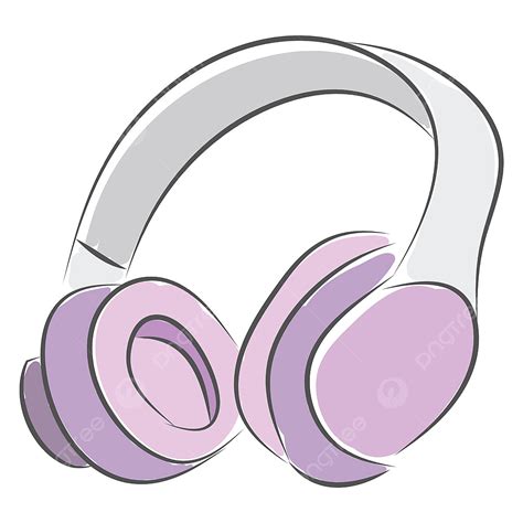 Pink Headphone Clipart PNG Images Pink Headphones Vector Illustration