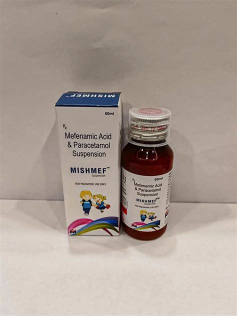 Mefenamic Acid And Paracetamol Suspension At Rs Bottle Meftal P