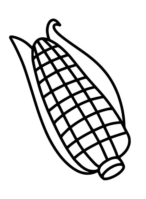 46 Corn Coloring Pages - ColoringPagesOnly.com