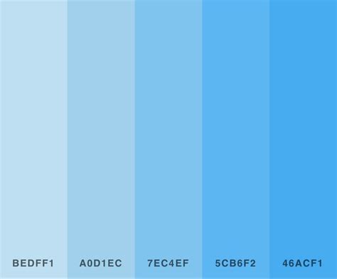 Soft Blue Color Palette 🫐 Blue Color Schemes Colour Pallete Blue Colour Palette