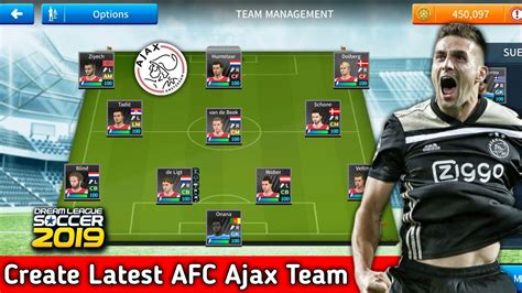 How To Create AFC Ajax Team In Dream League Soccer 2019 YouTube