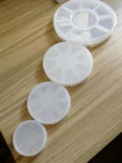 6inch Pp Single Wafer Carrier Container Box Cassette Box For Semi Wafer Package Canister