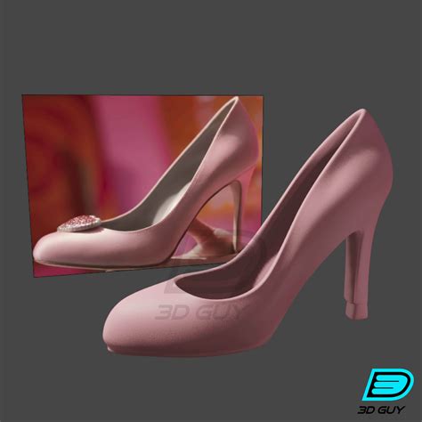 Stl File Barbie Movie Barbie High Heels Barbie Shoes Pumps Barbie Stilettos Footwear Barbie