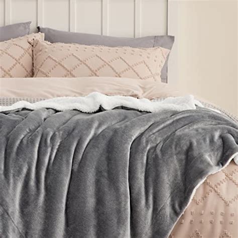 Bedsure Sherpa Fleece King Size Blanket For Bed Thick And Warm