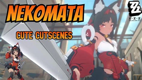 Cute Cutscenes For Nekomata In【zenless Zone Zero】 Cbt2 Trust Mission