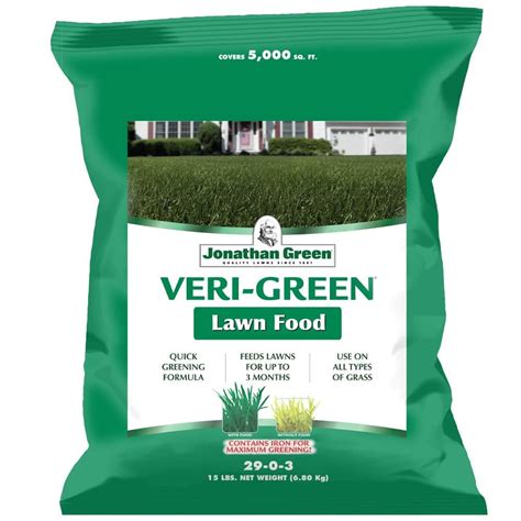 Jonathan Green 16004 Veri-Green Lawn Food - 29-0-3 Grass Fertilizer ...