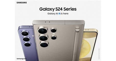 「galaxy S24」シリーズがグローバル発表、aiを活用した新機能を搭載：マピオンニュース