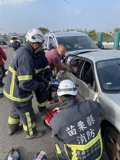 台72線苗栗銅鑼3車追撞釀2人受傷1人命危 車禍原因警方釐清中 社會萬象 社會 聯合新聞網