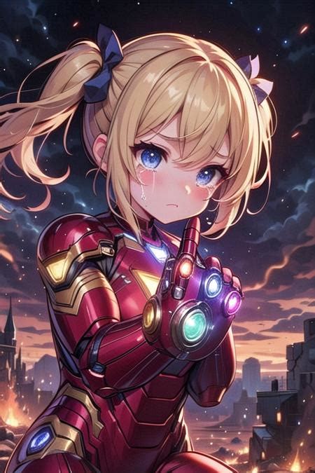 AI Art LoRA Model Girl Hate Nano Gauntlet PixAI