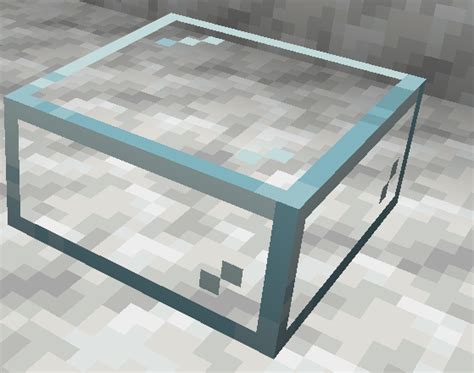 Glass Slab Minecraft Mod