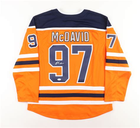 Connor Mcdavid Signed Oilers Jersey Jsa Pristine Auction