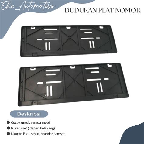 Jual Frame Plat Nomor Tempat Dudukan Plat Mobil Cover Plat Nomor 2