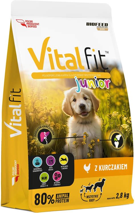 Karma Biofeed Vitalfit Sucha Karma Dla Szczeniąt 2 8kg Ceny i opinie