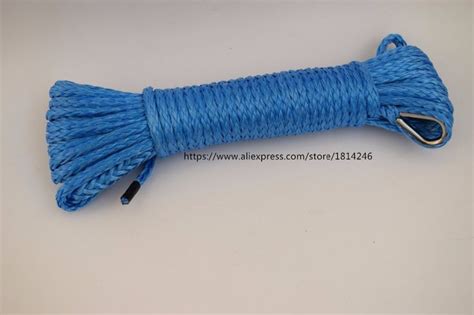 4mm15m Blue Winch Ropeatv Winch Line 4mmsynthetic Winch Cableplasma