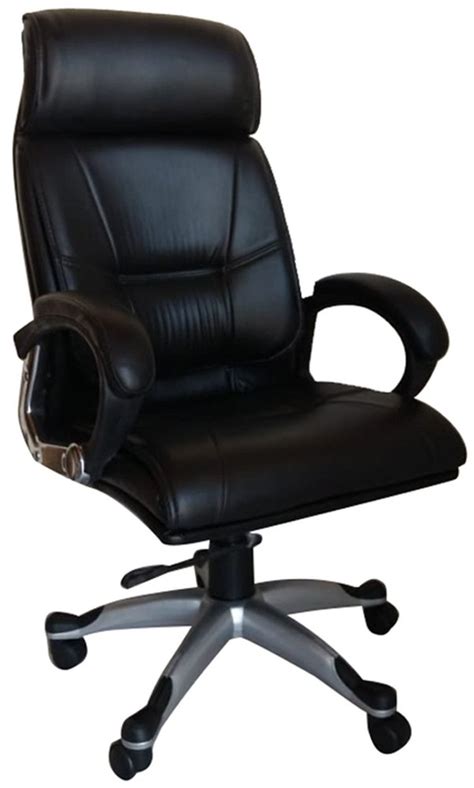 Black High Back Leather Moving Chairs Fixed Arm At Rs 5800 In Jaipur