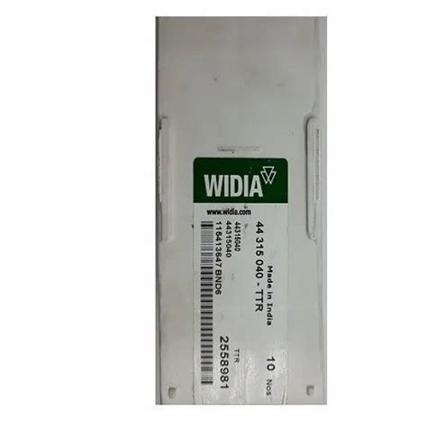 Widia Threading Inserts For Industrial Material Grade Ttr P At Rs