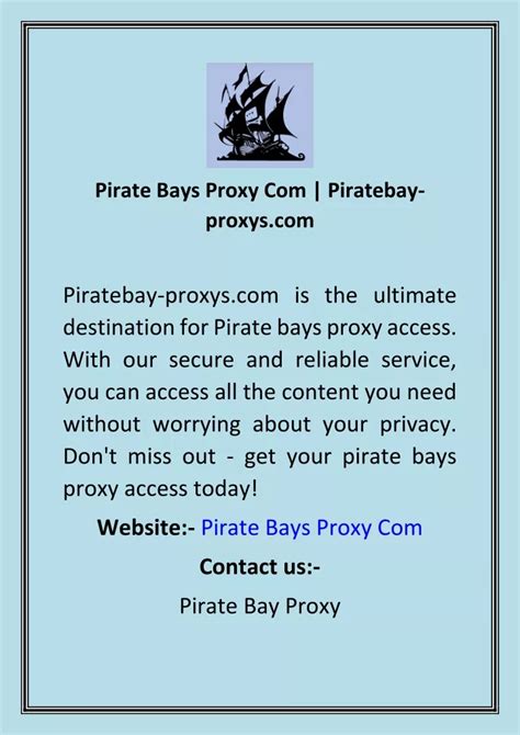 Ppt Pirate Bays Proxy Com Piratebay Proxys Powerpoint Presentation Free Download Id12147679