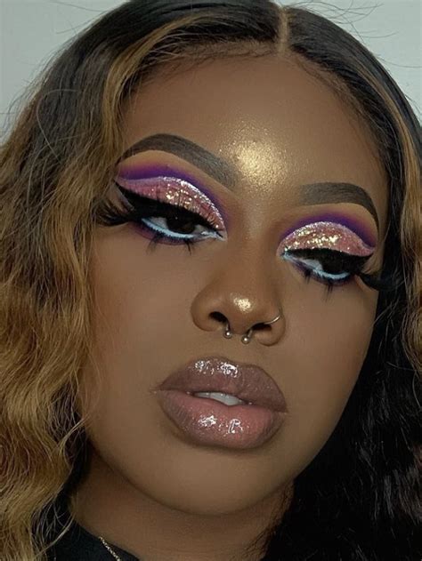 Makeup For Black Women Makeup Makeup Obsession Glitter Makeup Looks