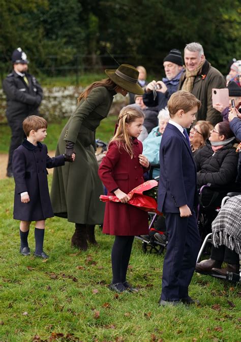 The Prince and Princess of Wales Attend Christmas Day Service 2022 ...