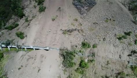 Video Slips Closing Manawatu Gorge Captured By Drone Newshub