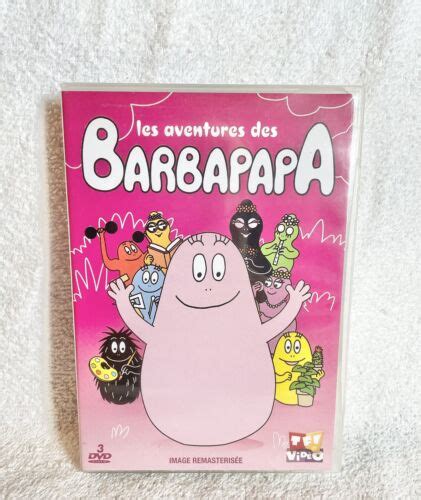 DVD Les Aventures Des Barbapapa 3 Discs Barbouille Barbalala