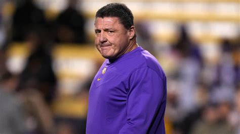 Ed Orgeron Had Amazing Reaction To Lsu Buyout Yardbarker