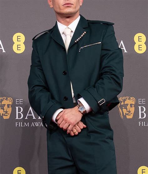 Barry Keoghan EE BAFTA Film Awards 2024 Green Cropped Blazer