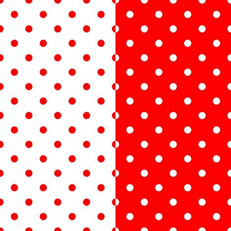 Red and White Polka Dots Digital Scrapbooking Paper Pack - Etsy