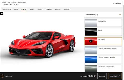 Chevrolet Launches Much Improved Build and Price Configurator for the 2023 Corvette Stingray ...