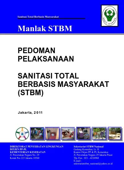 Pedoman Pelaksanaan Sanitasi Total Berbasis Masyarakat STBM