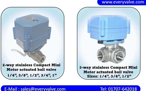 Compact Actuated Ball Valve