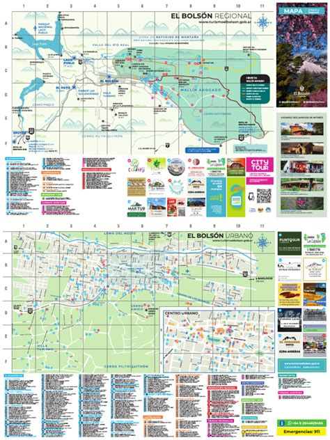 EL BOLSON Mapa URBANO REGIONAL WEB AGO 2023 PDF | PDF