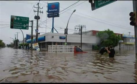 Videos Internautas Comparten Impactantes Imágenes De Las Inundaciones En Sinaloa Estado Del