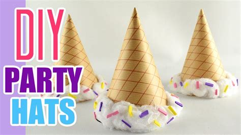 Easy Diy Party Hats Diy Birthday Hat Tutorial Free Printable