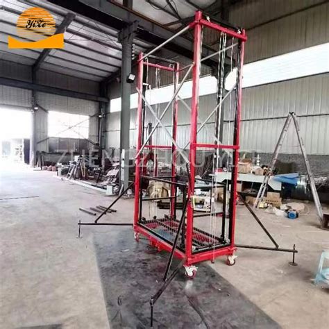 Platform Bracket Electric Scaffolding Steel Lift Frame Scaffolding