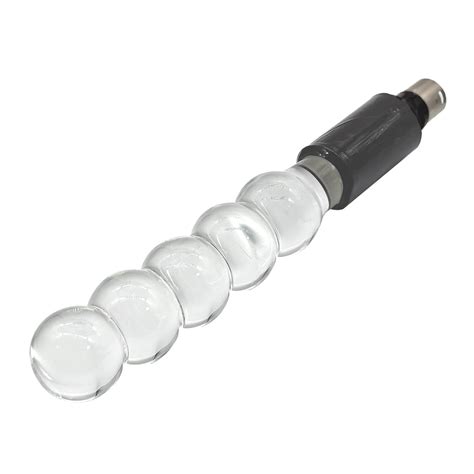 Amazon Glass Anal Dildo With 3XLR Adapter For Sex Machine Glass