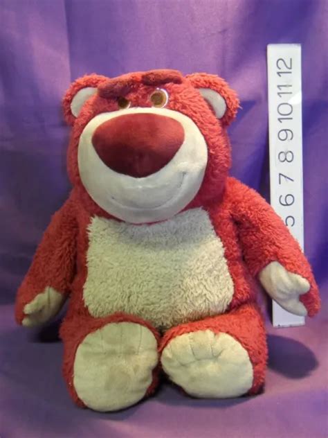 Disney Parks Toy Story 3 Lotso Huggin Bear 14 Plush Strawberry Scented