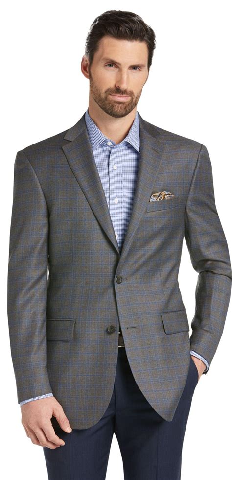 Lyst Jos A Bank Reserve Collection Tailored Fit Plaid Sportcoat In