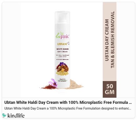 La Pink Ubtan White Haldi Day Cream With 100 Microplastic Free