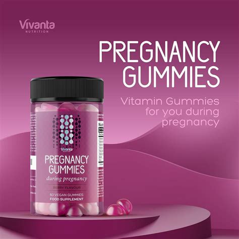 Vivanta Nutrition Pregnancy Gummies - Essential Prenatal Vitamins