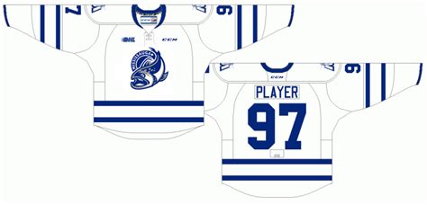 Mississauga Steelheads Uniform - Home Uniform - Ontario Hockey League ...