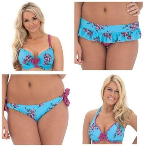 Curvy Kate Beach Bloom Bikini D E And Xxl Xxxl Skirted Topaz