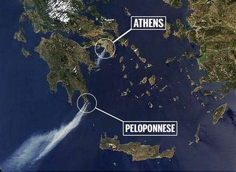 Greece Wildfire Has Trapped Tourists And Blanketed Athens In Smoke