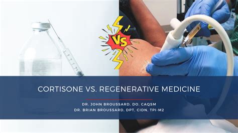 Cortisone Vs Regenerative Medicine Alliance Regen Rehab