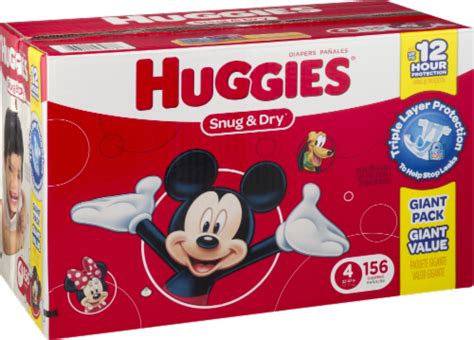 Huggies Snug & Dry Size 4 Diapers, 140 count - Kroger