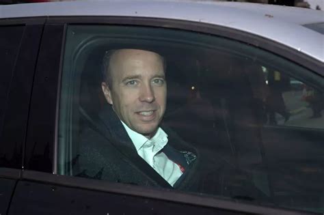 Matt Hancock Pictured As He Returns To Parliament For First Time Since