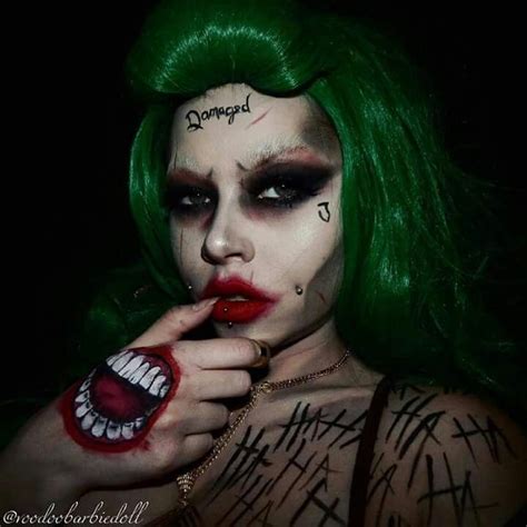 Joker Female Version Joker Halloween Halloween Make Up Costume