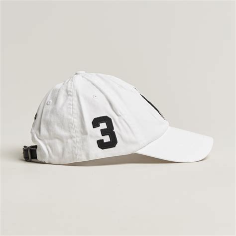 Polo Ralph Lauren Big Pony Cap White At Careofcarl