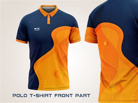 Polo T Shirt Design Front And Back Part Design Behance