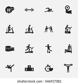 Physical Activity Icons Stock Vectors Images Vector Art Shutterstock